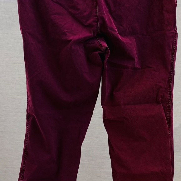 Burgundy Girlfriend Chinos from the Gap - Picture 3 of 6